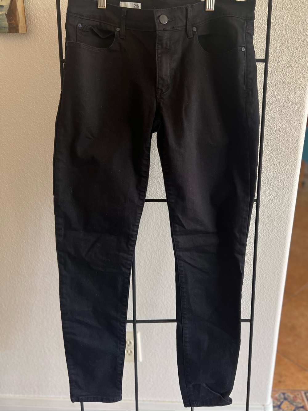 Women’s Black Skinny Jeans Gap 1969, size 28 R